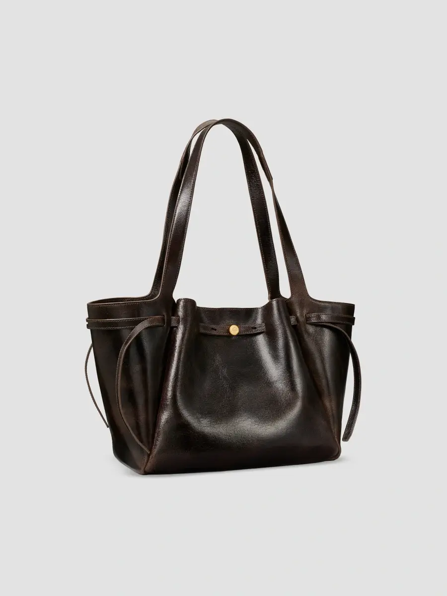 Tory Burch Women's Romy Distressed Leather Tote Bag | Thumbnail 2 Tory Burch Women's Romy Distressed Leather Tote Bag | Thumbnail 2