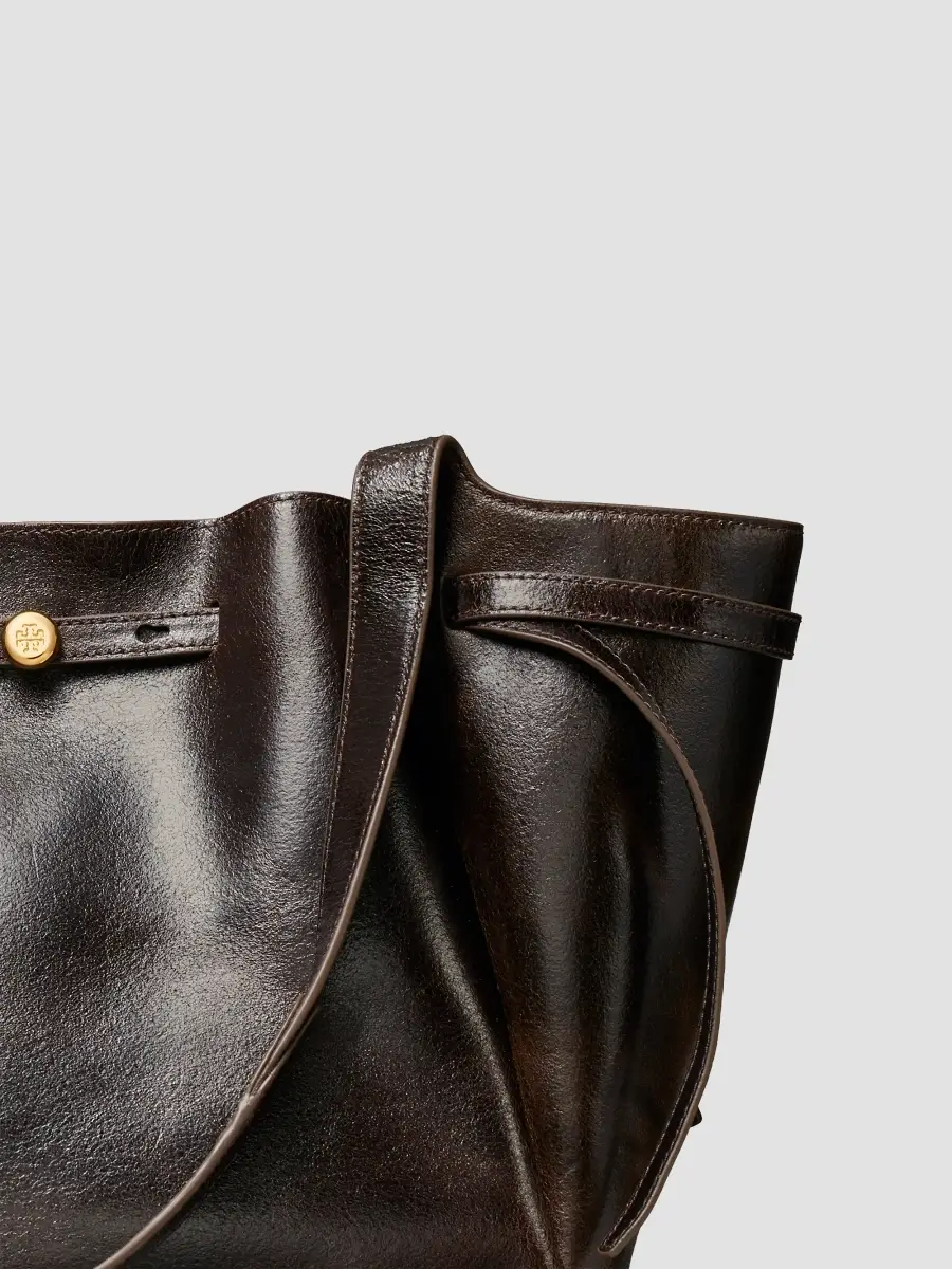 Tory Burch Women's Romy Distressed Leather Tote Bag | Thumbnail 3 Tory Burch Women's Romy Distressed Leather Tote Bag | Thumbnail 3
