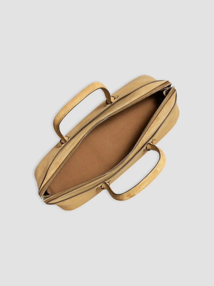 Tory Burch Women's Lock Suede Shoulder Bag | Thumbnail 3 Tory Burch Women's Lock Suede Shoulder Bag | Thumbnail 3