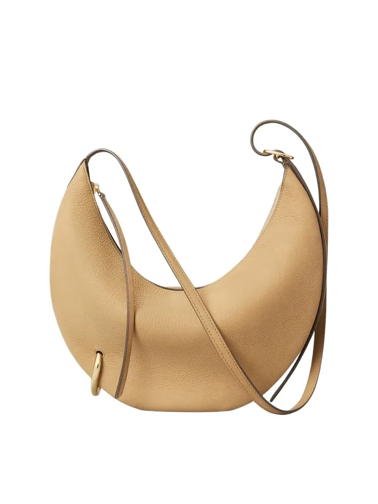 Women's Pierced Leather Crossbody Bag Women's Pierced Leather Crossbody Bag