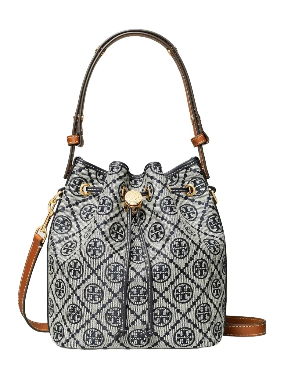 Women's T Monogram Canvas Bucket Bag Women's T Monogram Canvas Bucket Bag