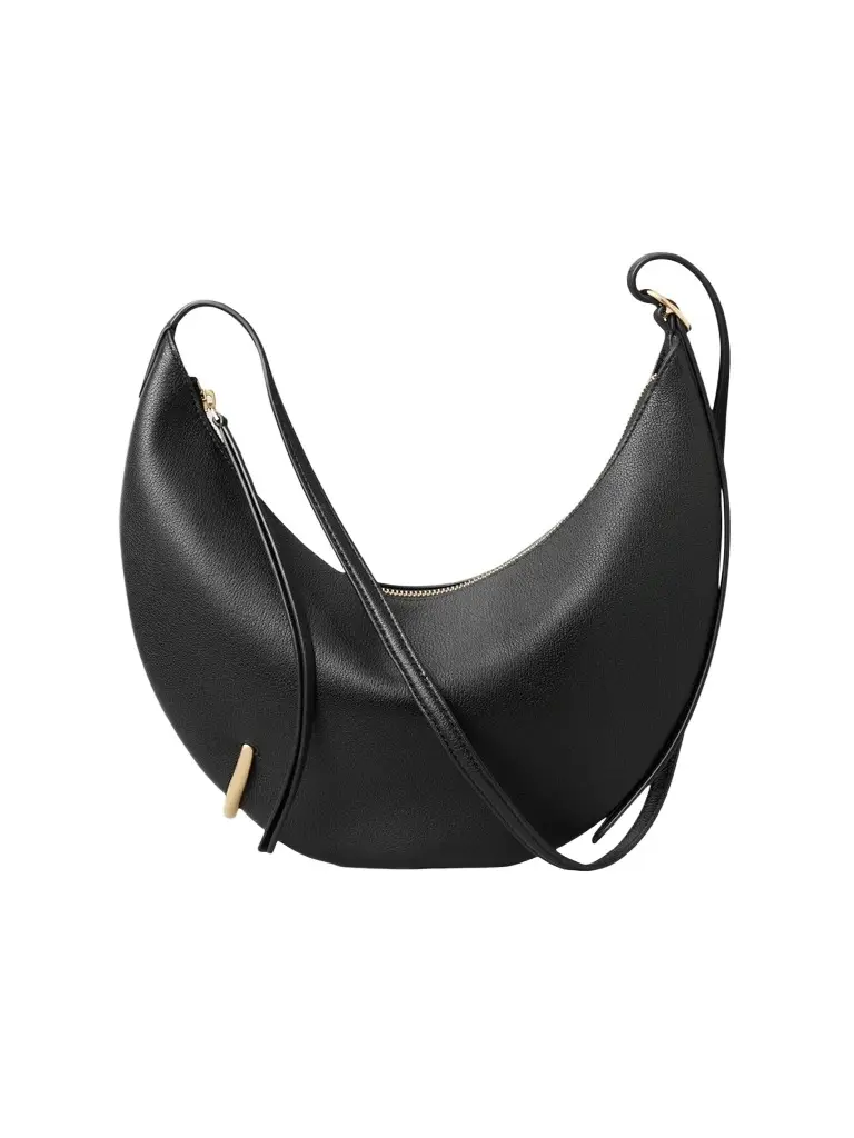 Women's Pierced Leather Crossbody Bag Women's Pierced Leather Crossbody Bag