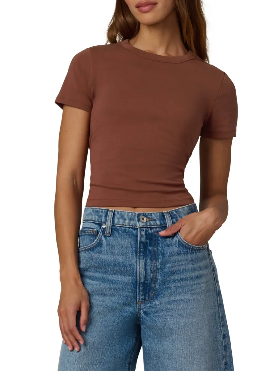 Joe's Jeans Women's The Baby Cotton-Blend T-Shirt | Thumbnail 3 Joe's Jeans Women's The Baby Cotton-Blend T-Shirt | Thumbnail 3
