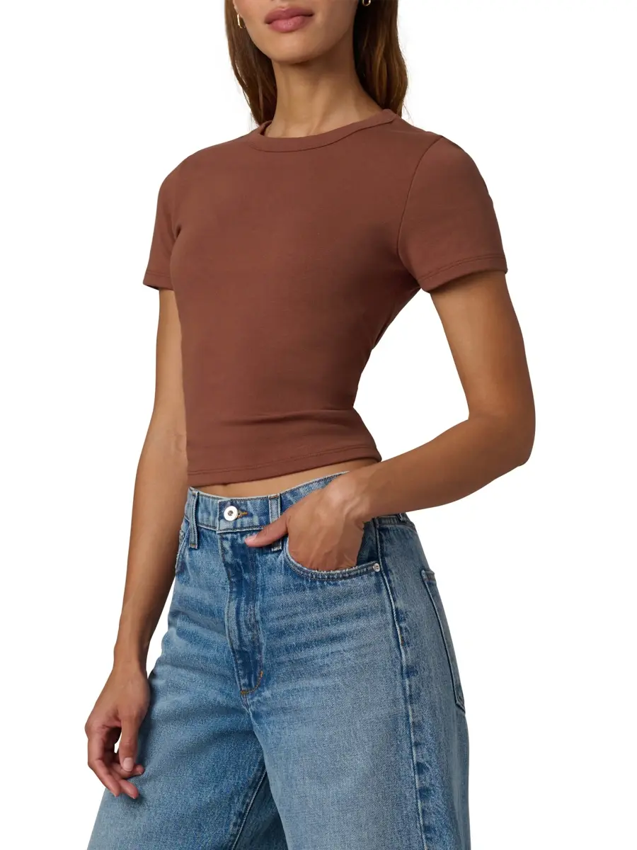 Joe's Jeans Women's The Baby Cotton-Blend T-Shirt | Thumbnail 4 Joe's Jeans Women's The Baby Cotton-Blend T-Shirt | Thumbnail 4