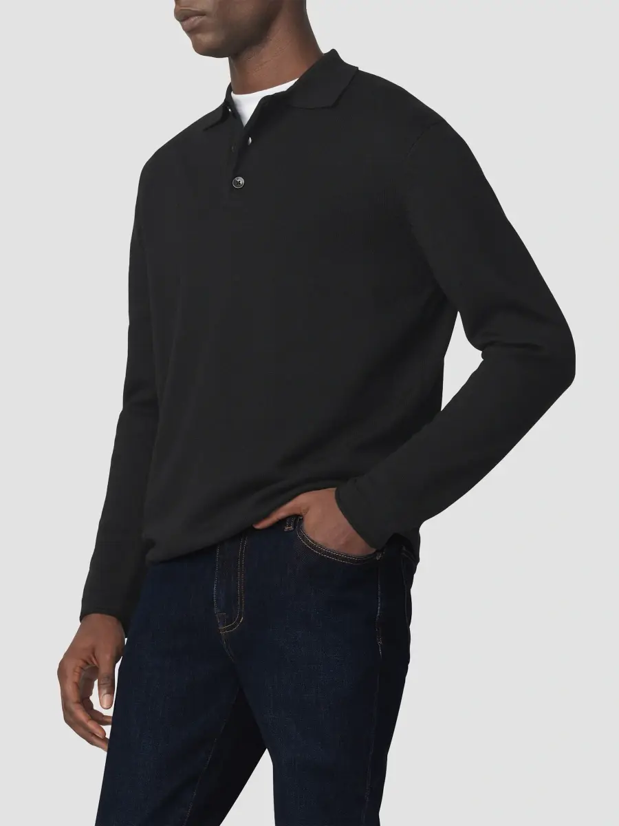 Joe's Jeans Men's Merino Wool Polo Sweater | Thumbnail 6 Joe's Jeans Men's Merino Wool Polo Sweater | Thumbnail 6
