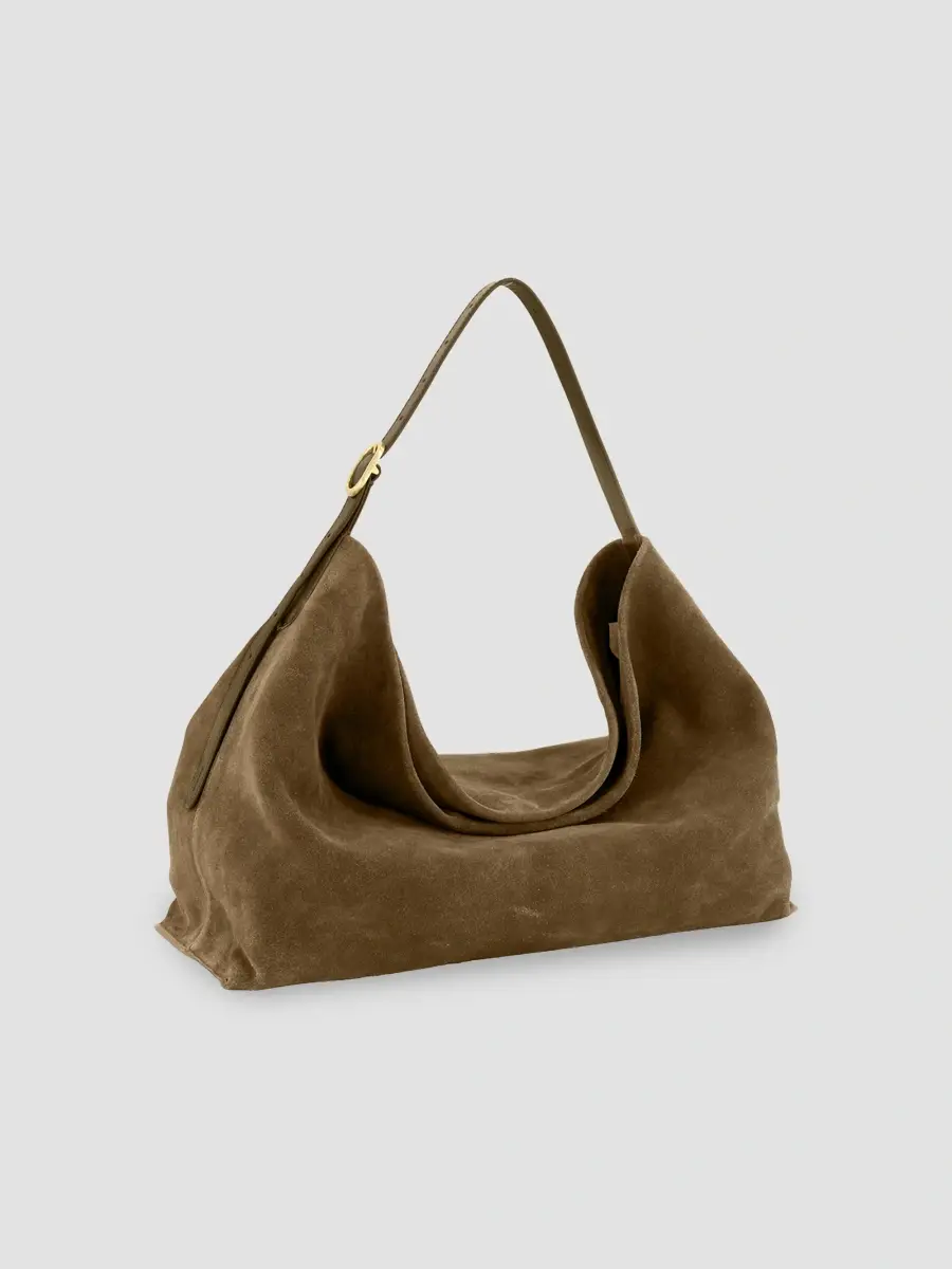 Vince Women's Vivian Medium Suede Hobo Bag | Thumbnail 2 Vince Women's Vivian Medium Suede Hobo Bag | Thumbnail 2