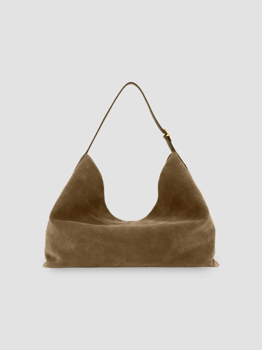 Vince Women's Vivian Medium Suede Hobo Bag | Thumbnail 3 Vince Women's Vivian Medium Suede Hobo Bag | Thumbnail 3