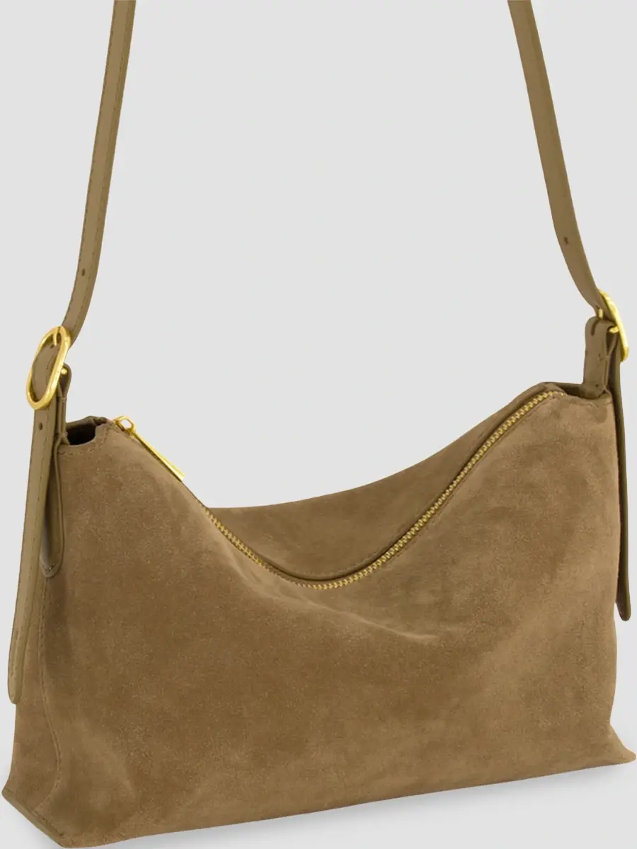 Vince Women's Vivian Suede Shoulder Bag | Thumbnail 4 Vince Women's Vivian Suede Shoulder Bag | Thumbnail 4