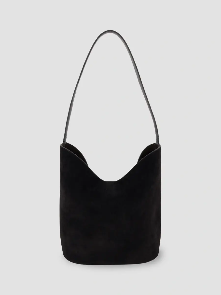 Vince Women's Eris Medium Suede Bucket Bag | Thumbnail 3 Vince Women's Eris Medium Suede Bucket Bag | Thumbnail 3