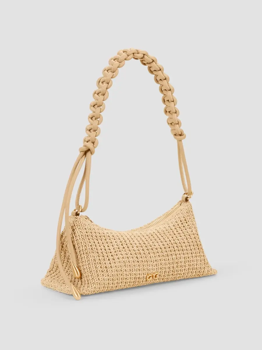 Cult Gaia Women's Osa Logo Woven Shoulder Bag | Thumbnail 3