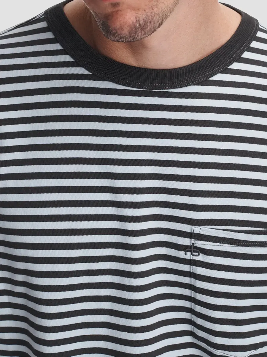 rag & bone Men's Boxy Stripe Cotton Crewneck T-Shirt | Thumbnail 5 rag & bone Men's Boxy Stripe Cotton Crewneck T-Shirt | Thumbnail 5