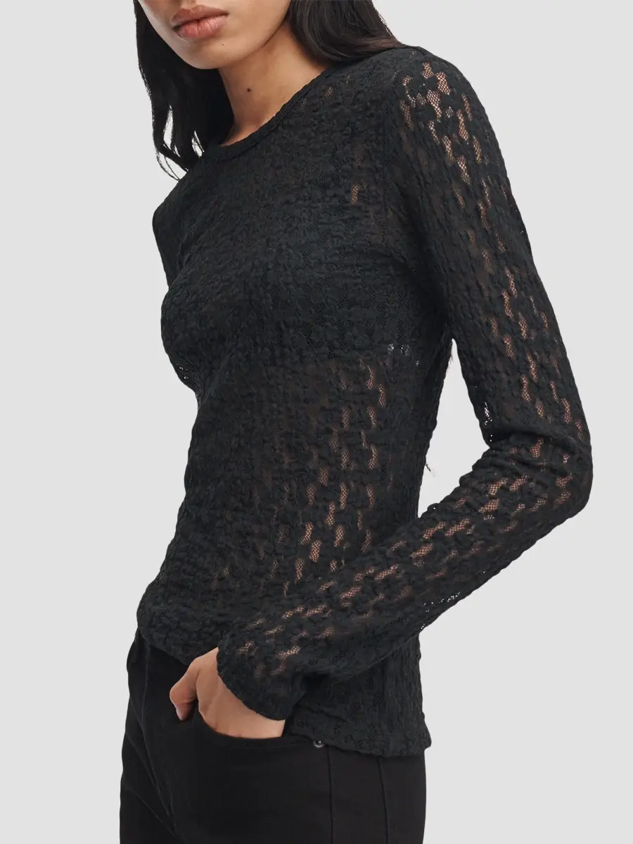 rag & bone Women's Bardot Lace Long-Sleeve Top | Thumbnail 7 rag & bone Women's Bardot Lace Long-Sleeve Top | Thumbnail 7
