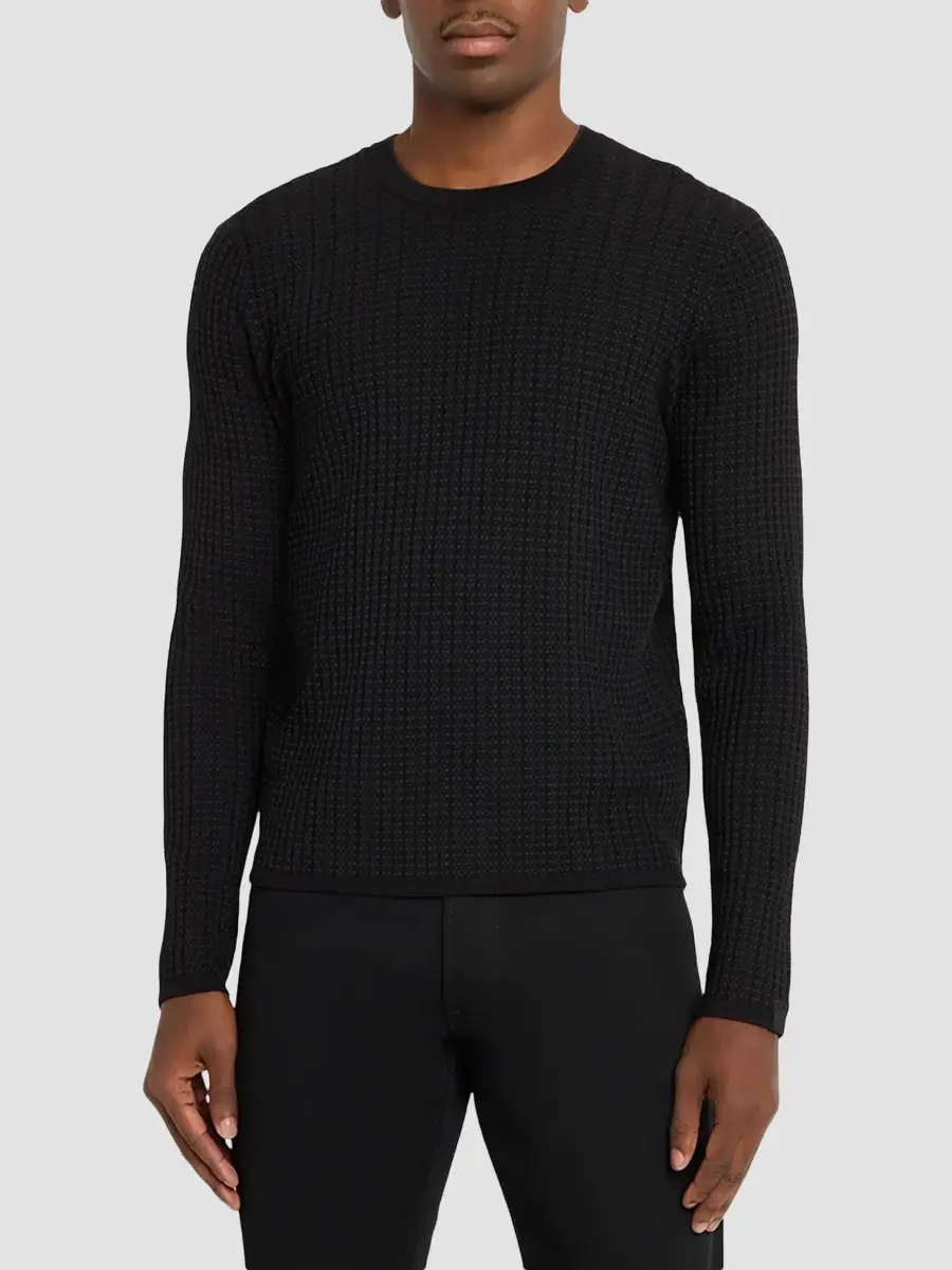 rag & bone Men's Harvey Textured Knit Crewneck Top | Thumbnail 4 rag & bone Men's Harvey Textured Knit Crewneck Top | Thumbnail 4