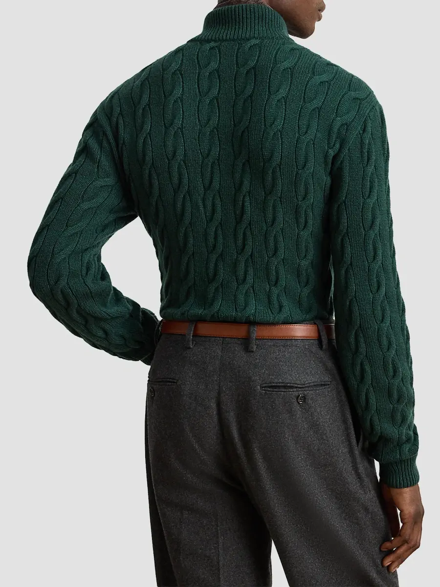 Polo Ralph Lauren Men's Cable-Knit Cashmere Sweater | Thumbnail 3 Polo Ralph Lauren Men's Cable-Knit Cashmere Sweater | Thumbnail 3