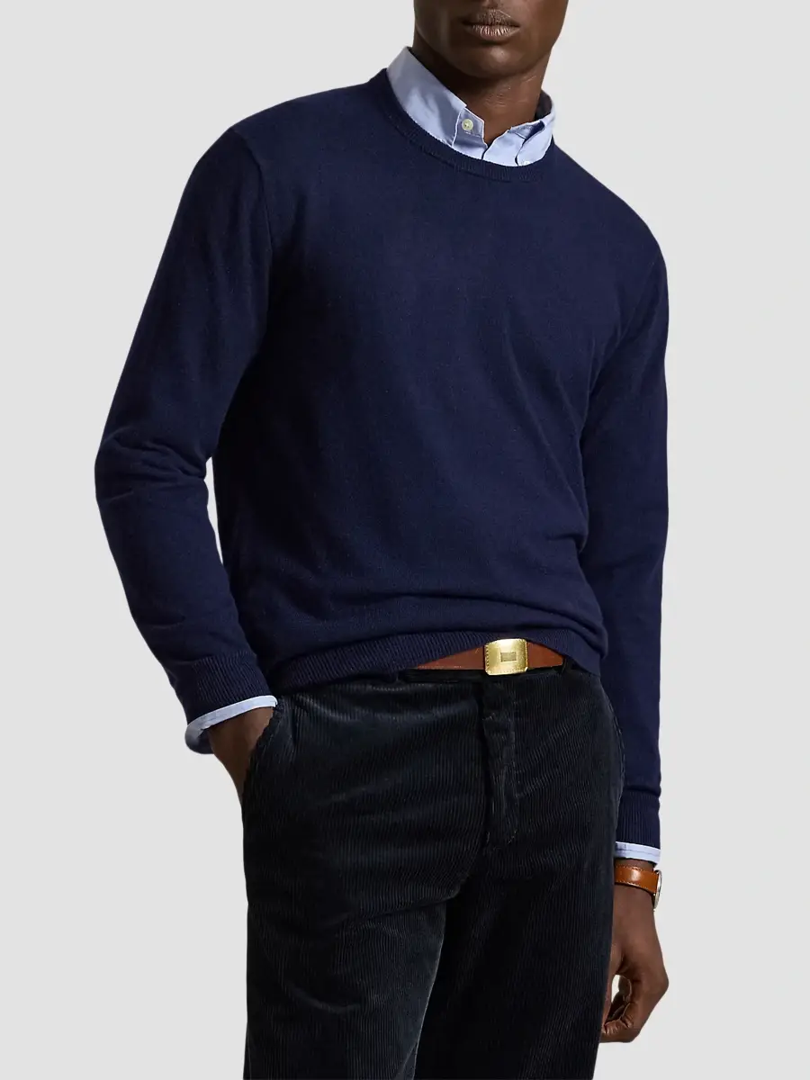 Polo Ralph Lauren Men's Cashmere Crewneck Sweater | Thumbnail 4 Polo Ralph Lauren Men's Cashmere Crewneck Sweater | Thumbnail 4