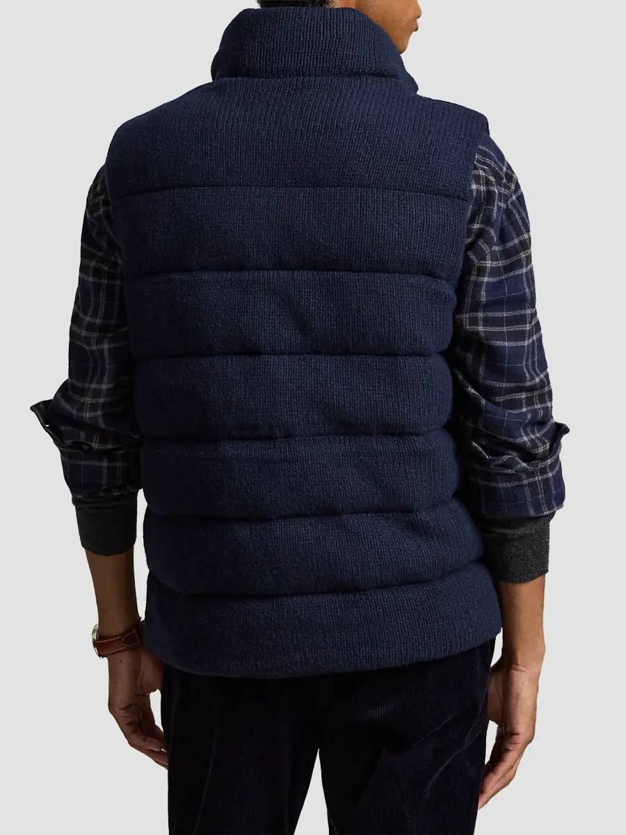 Polo Ralph Lauren Men's Quilted Wool Sweater Vest | Thumbnail 3 Polo Ralph Lauren Men's Quilted Wool Sweater Vest | Thumbnail 3