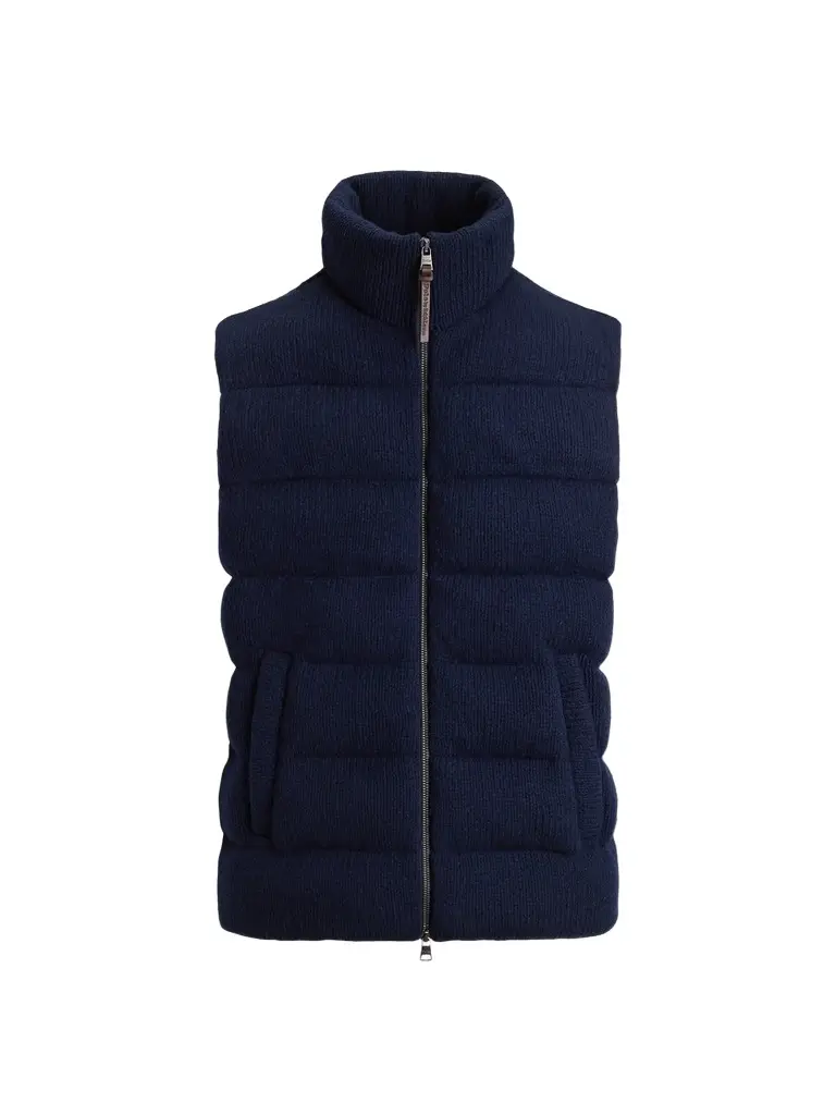 Polo Ralph Lauren Men's Quilted Wool Sweater Vest