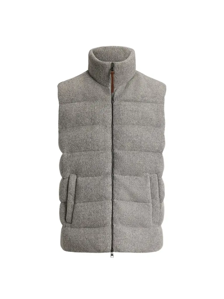 Polo Ralph Lauren Men's Quilted Wool Sweater Vest