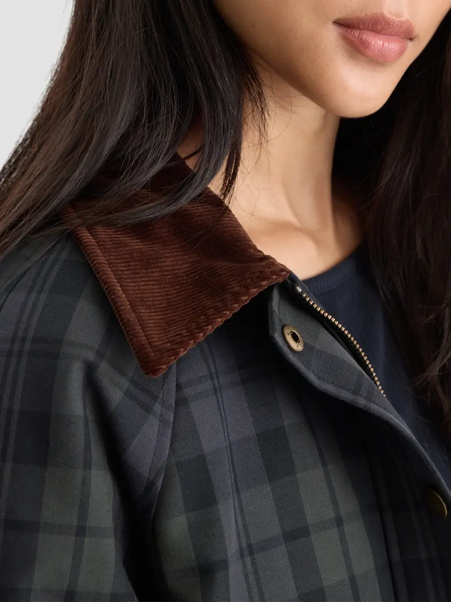 GOOD AMERICAN Women's The Heritage Plaid Jacket | Thumbnail 5 GOOD AMERICAN Women's The Heritage Plaid Jacket | Thumbnail 5