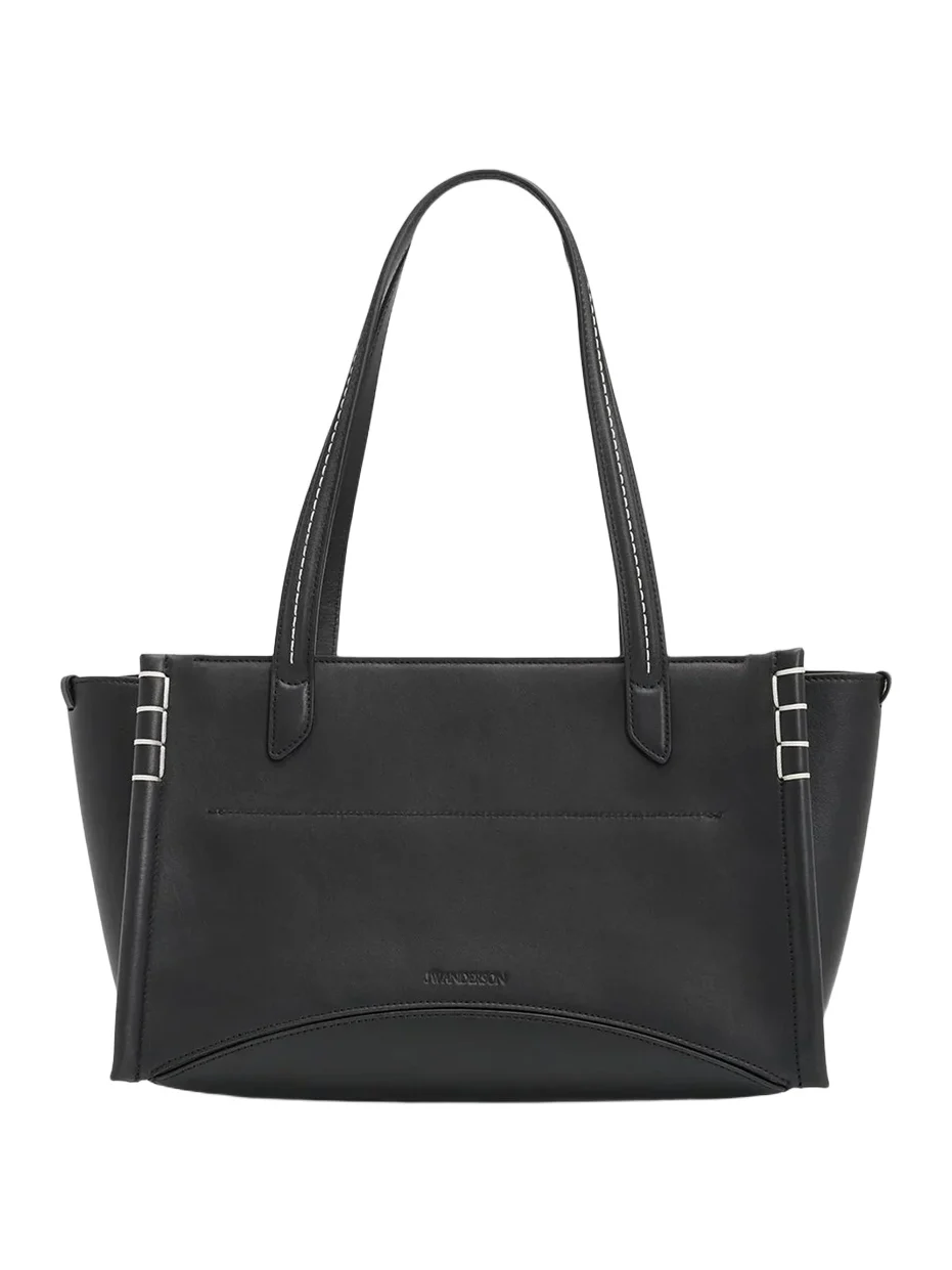 Women's Elongated Loafer Leather Tote Bag