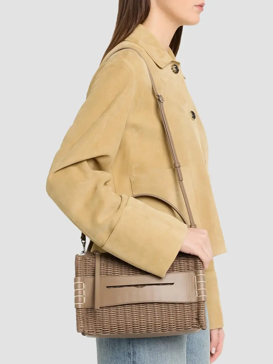 JW Anderson Women's Woven Leather Top Handle Bag | Thumbnail 2 JW Anderson Women's Woven Leather Top Handle Bag | Thumbnail 2