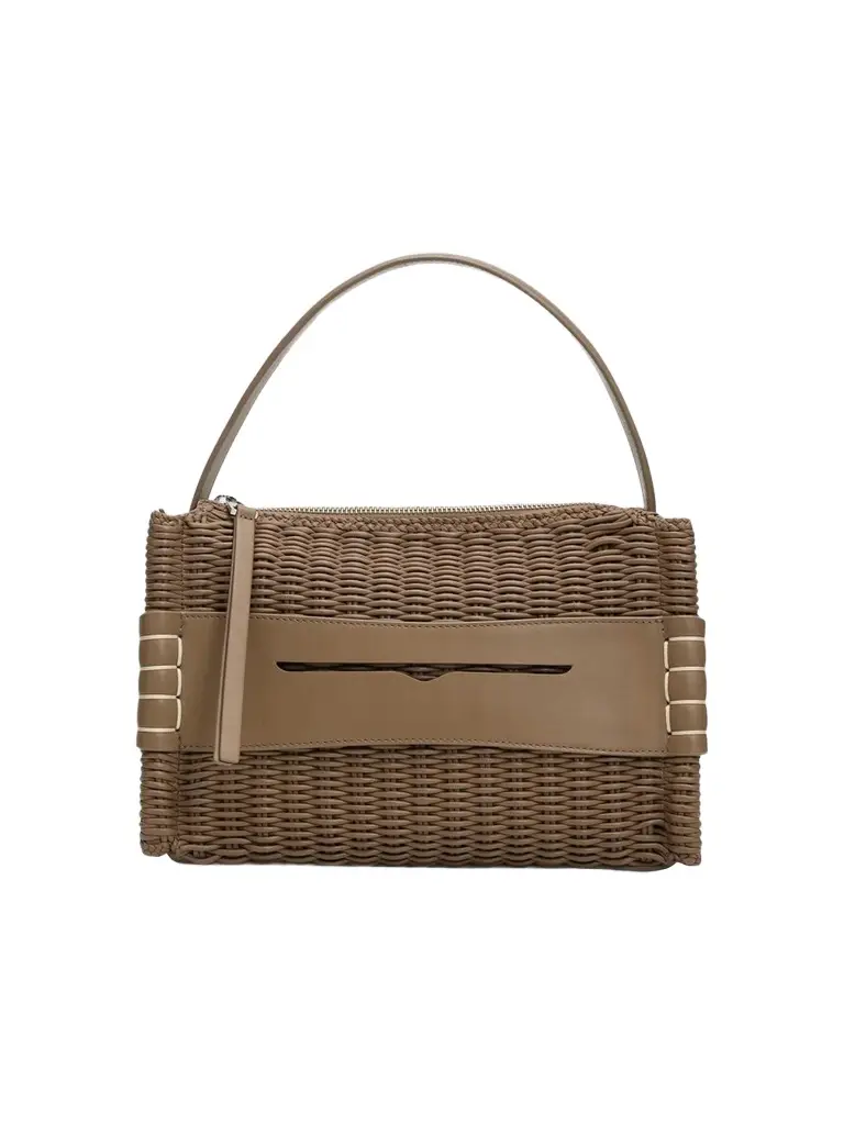 JW Anderson Women's Woven Leather Top Handle Bag