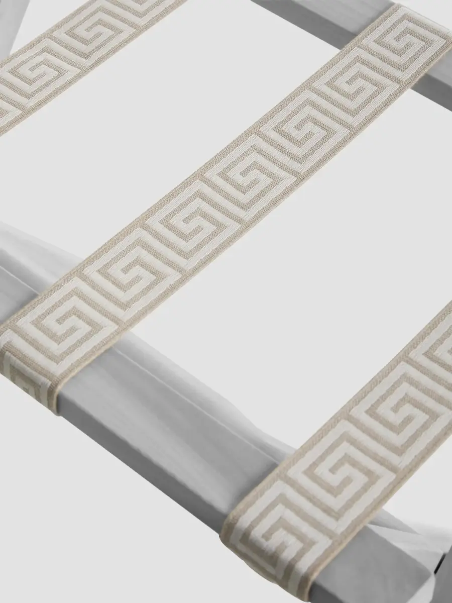 Gate House Furniture Greek Key Luggage Rack | Thumbnail 3