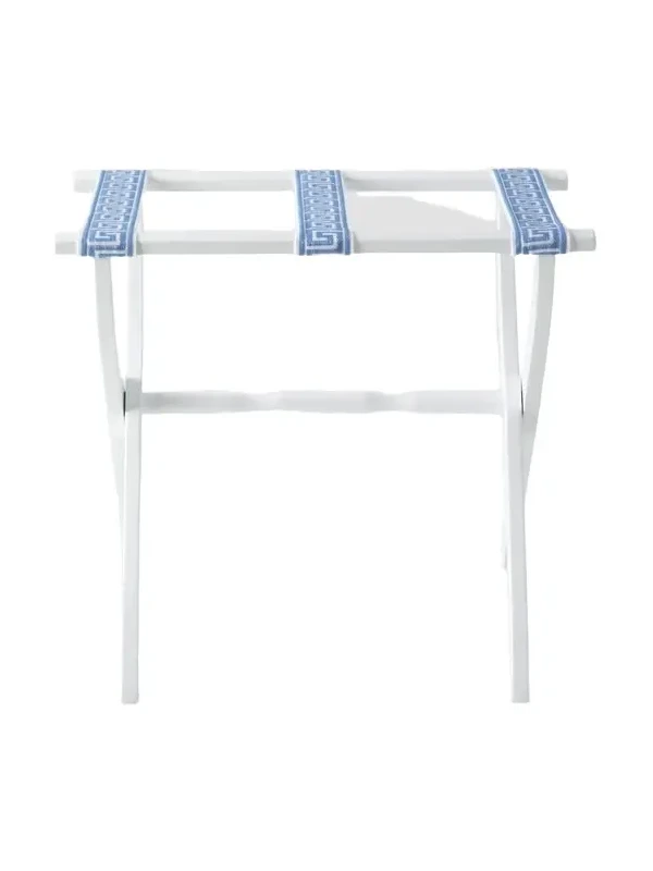 Gate House Furniture Greek Key Straps Luggage Rack