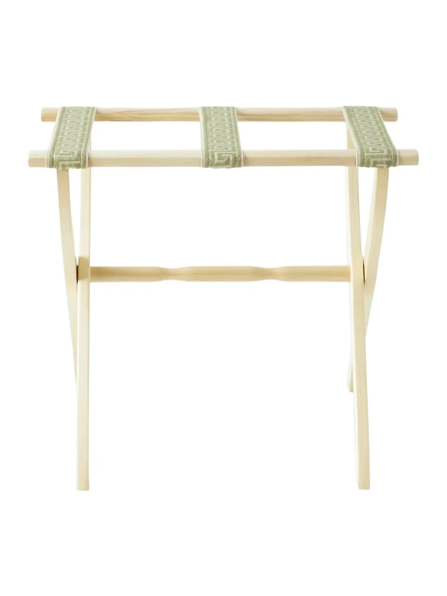 Gate House Furniture Greek Key Straps Luggage Rack