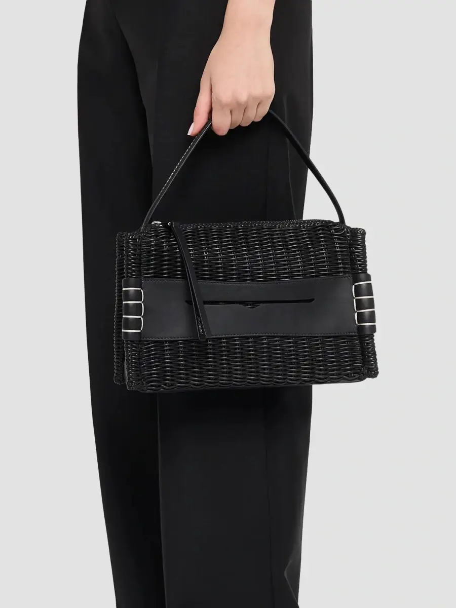 JW Anderson Women's Woven Leather Top Handle Bag | Thumbnail 2 JW Anderson Women's Woven Leather Top Handle Bag | Thumbnail 2