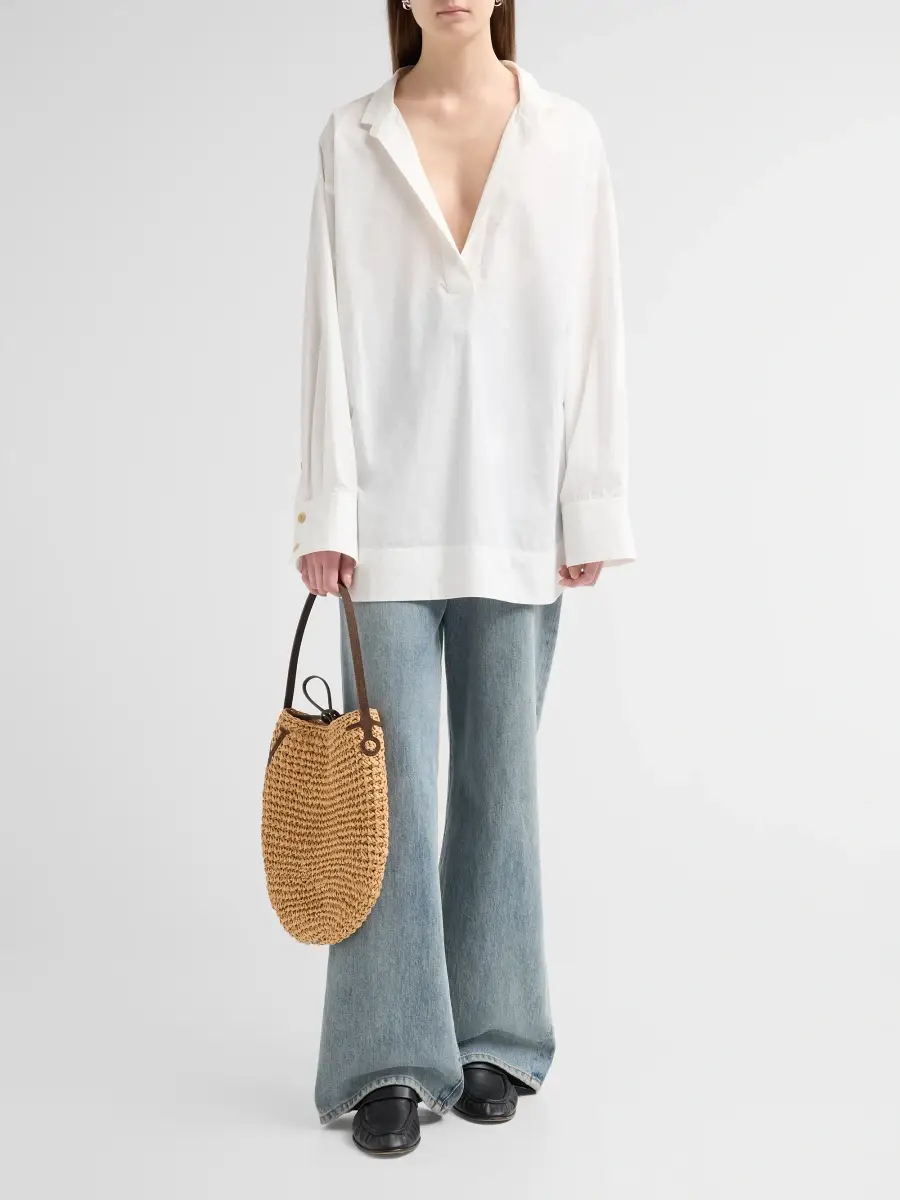 JW Anderson Women's Small Raffia Shoulder Bag | Thumbnail 5 JW Anderson Women's Small Raffia Shoulder Bag | Thumbnail 5