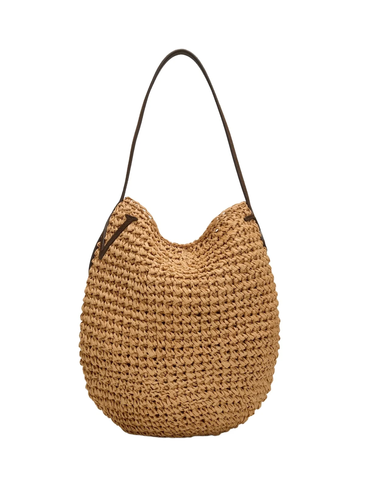 Women's Small Raffia Shoulder Bag