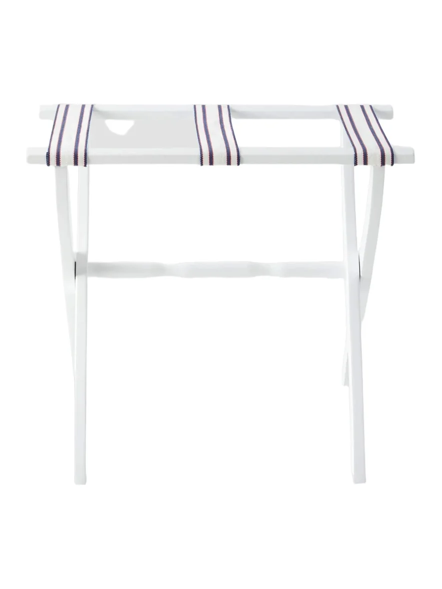 Gate House Furniture Dual Stripe Luggage Rack