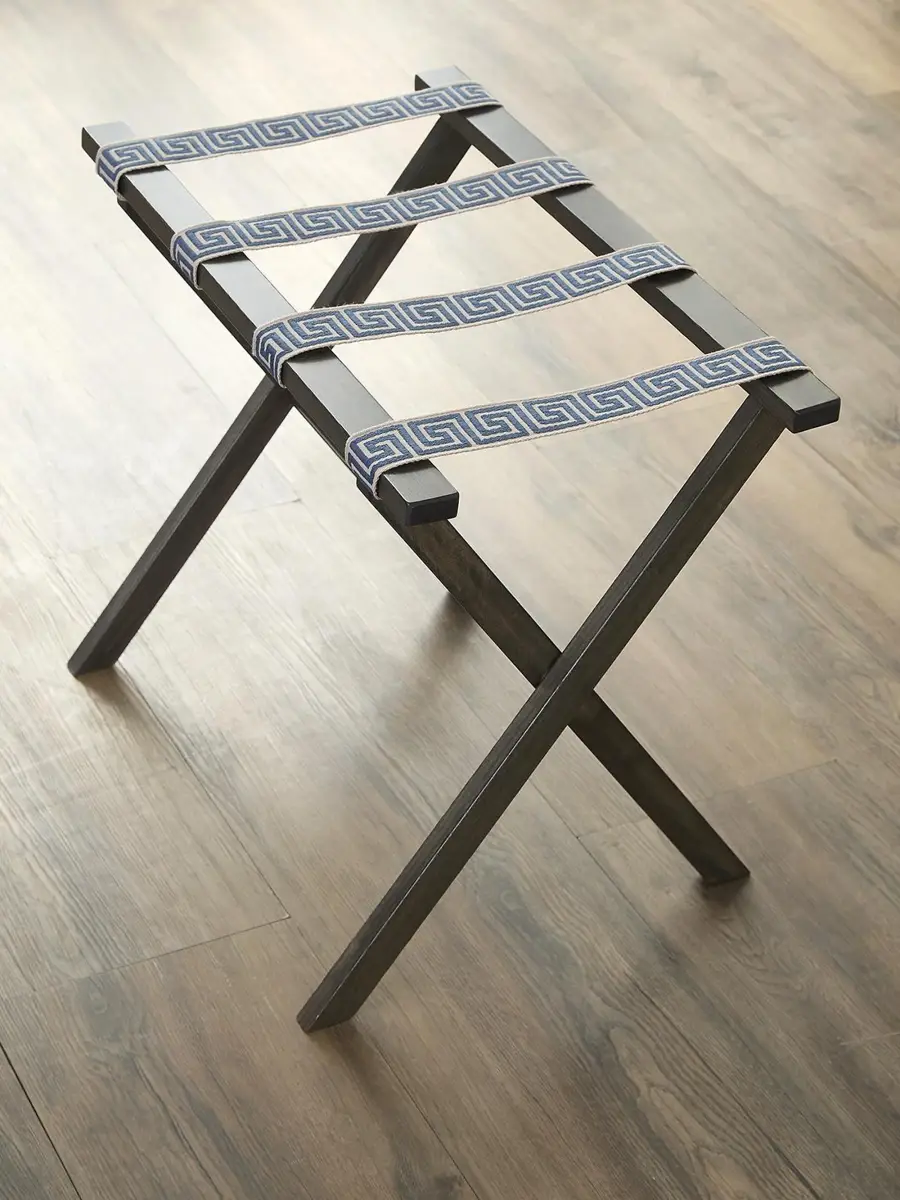 Gate House Furniture Greek Key Luggage Rack | Thumbnail 2