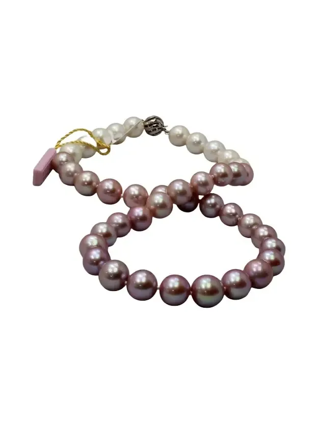 Women's 18K White Gold, Freshwater Pearl & Kasumiga Pearl Necklace Women's 18K White Gold, Freshwater Pearl & Kasumiga Pearl Necklace