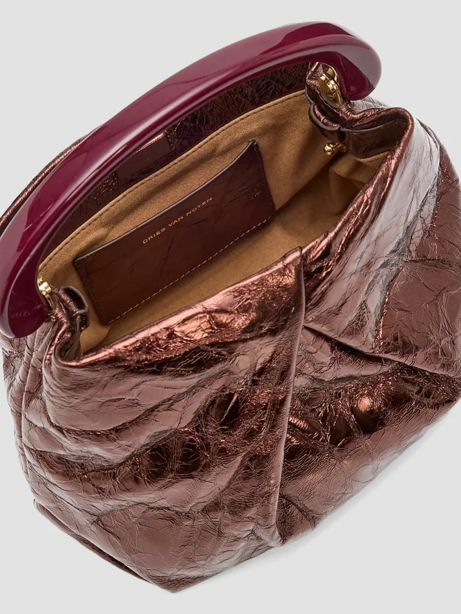 Dries Van Noten Women's Small Leather Top-Handle Bag | Thumbnail 4 Dries Van Noten Women's Small Leather Top-Handle Bag | Thumbnail 4
