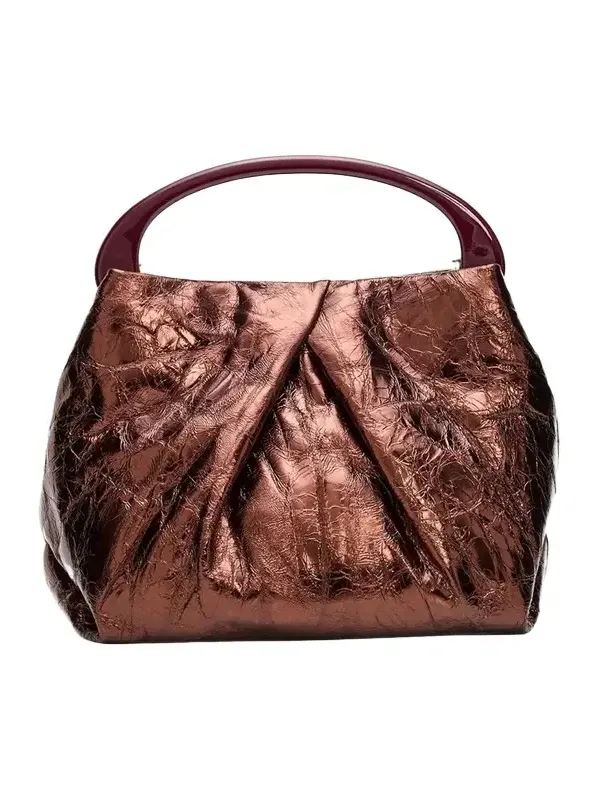 Dries Van Noten Women's Small Leather Top-Handle Bag