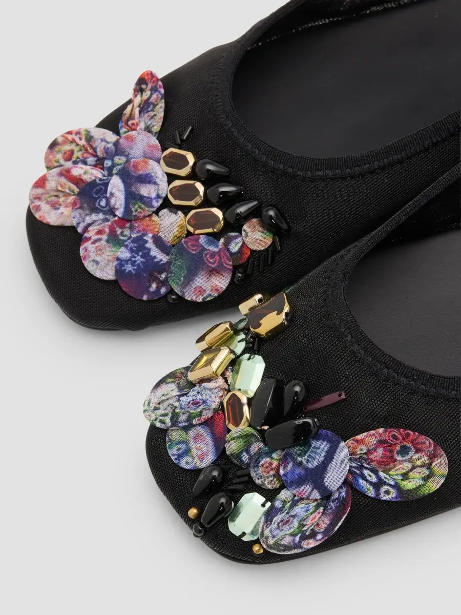 Dries Van Noten Women's Mosaicon Mesh Slingback Flats | Thumbnail 5 Dries Van Noten Women's Mosaicon Mesh Slingback Flats | Thumbnail 5