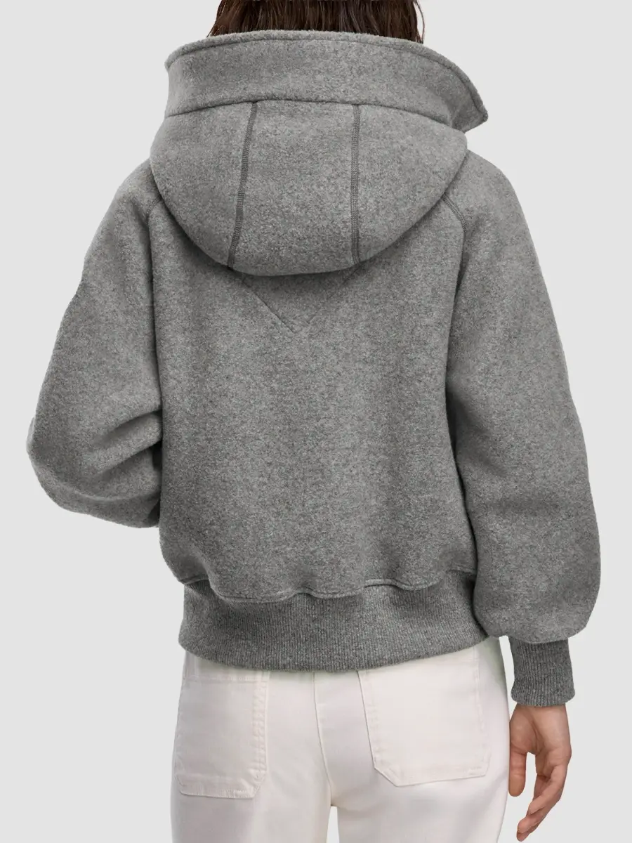 Canada Goose Women's Chilliwack Wool-Blend Fleece Hoodie | Thumbnail 3