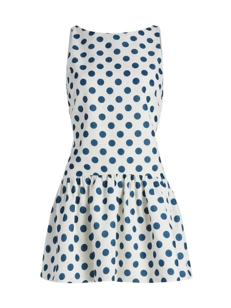 Peixoto Women's Addison Polka Dot Cotton Minidress