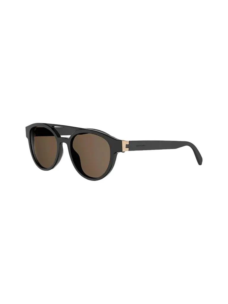 BVLGARI Men's Aluminium 54MM Round Sunglasses