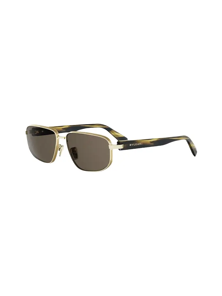 BVLGARI Men's Octo 58MM Rectangular Sunglasses