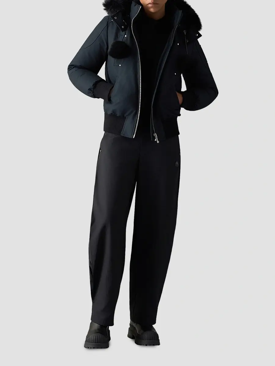 Moose Knuckles Women's Debbie Shearling-Trim Down Bomber Jacket | Thumbnail 2 Moose Knuckles Women's Debbie Shearling-Trim Down Bomber Jacket | Thumbnail 2