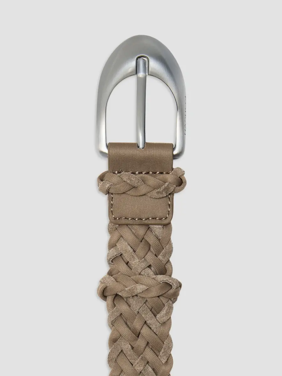 Naghedi Women's Sonora Striped Suede Woven Belt | Thumbnail 4 Naghedi Women's Sonora Striped Suede Woven Belt | Thumbnail 4