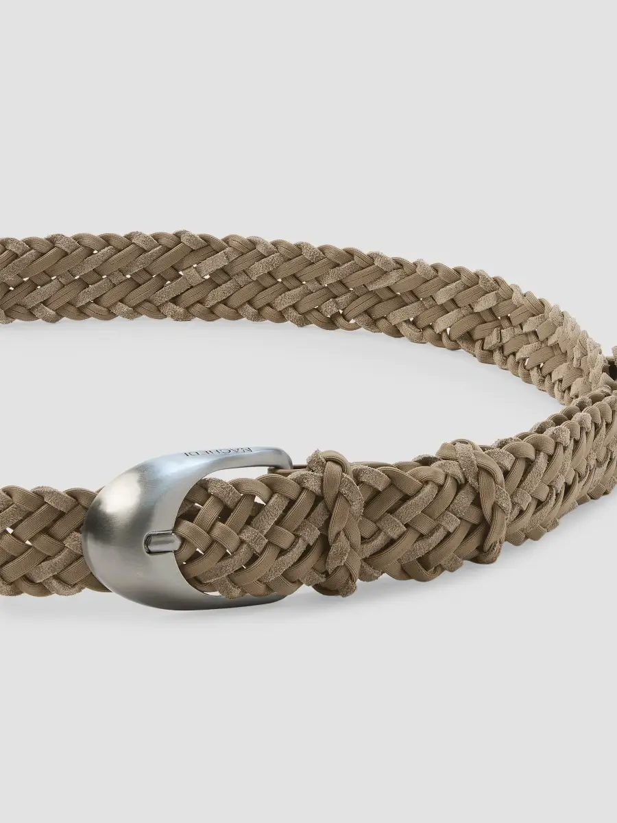 Naghedi Women's Sonora Striped Suede Woven Belt | Thumbnail 5 Naghedi Women's Sonora Striped Suede Woven Belt | Thumbnail 5