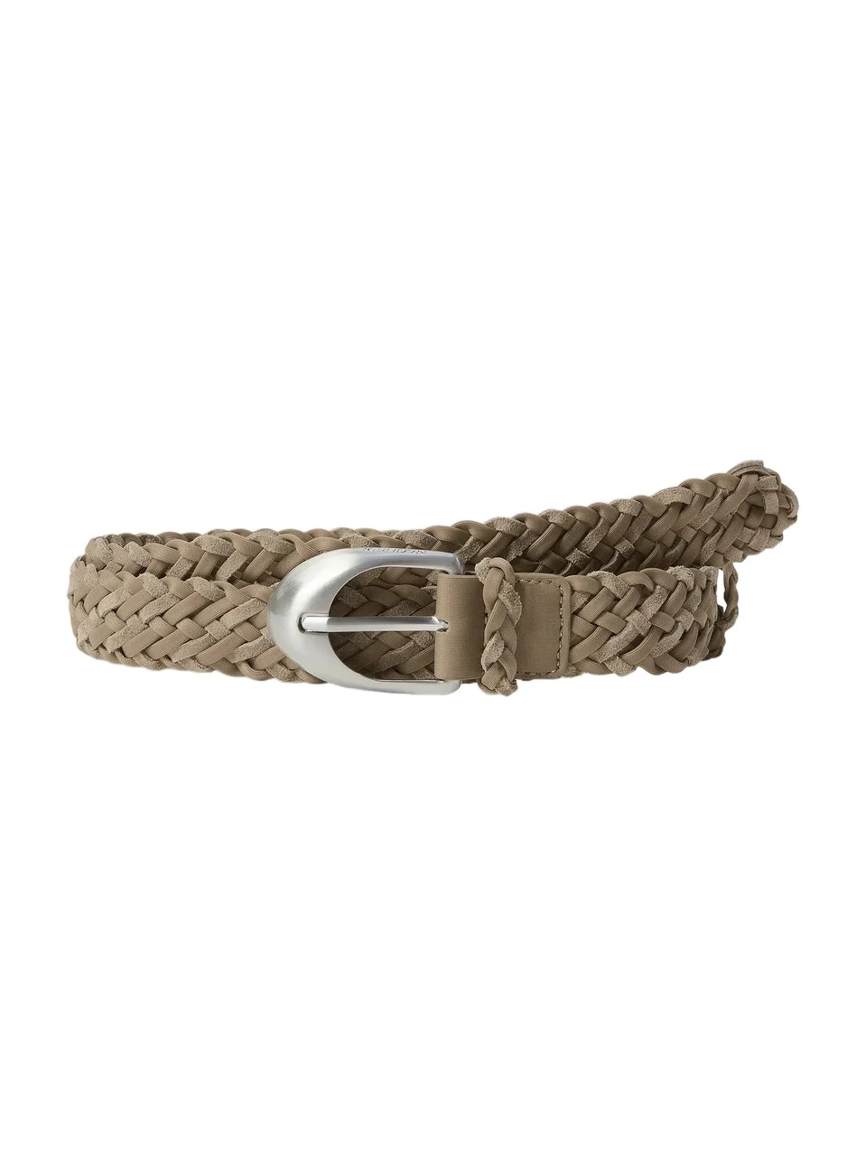 Naghedi Women's Sonora Striped Suede Woven Belt