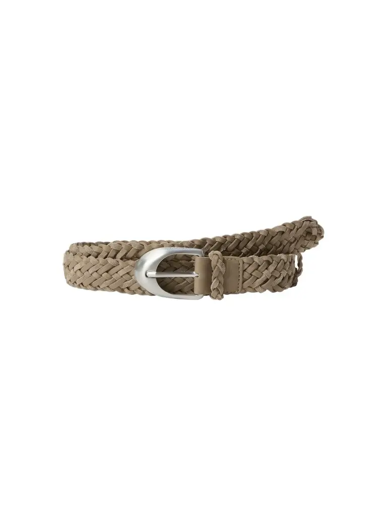 Naghedi Women's Sonora Striped Suede Woven Belt