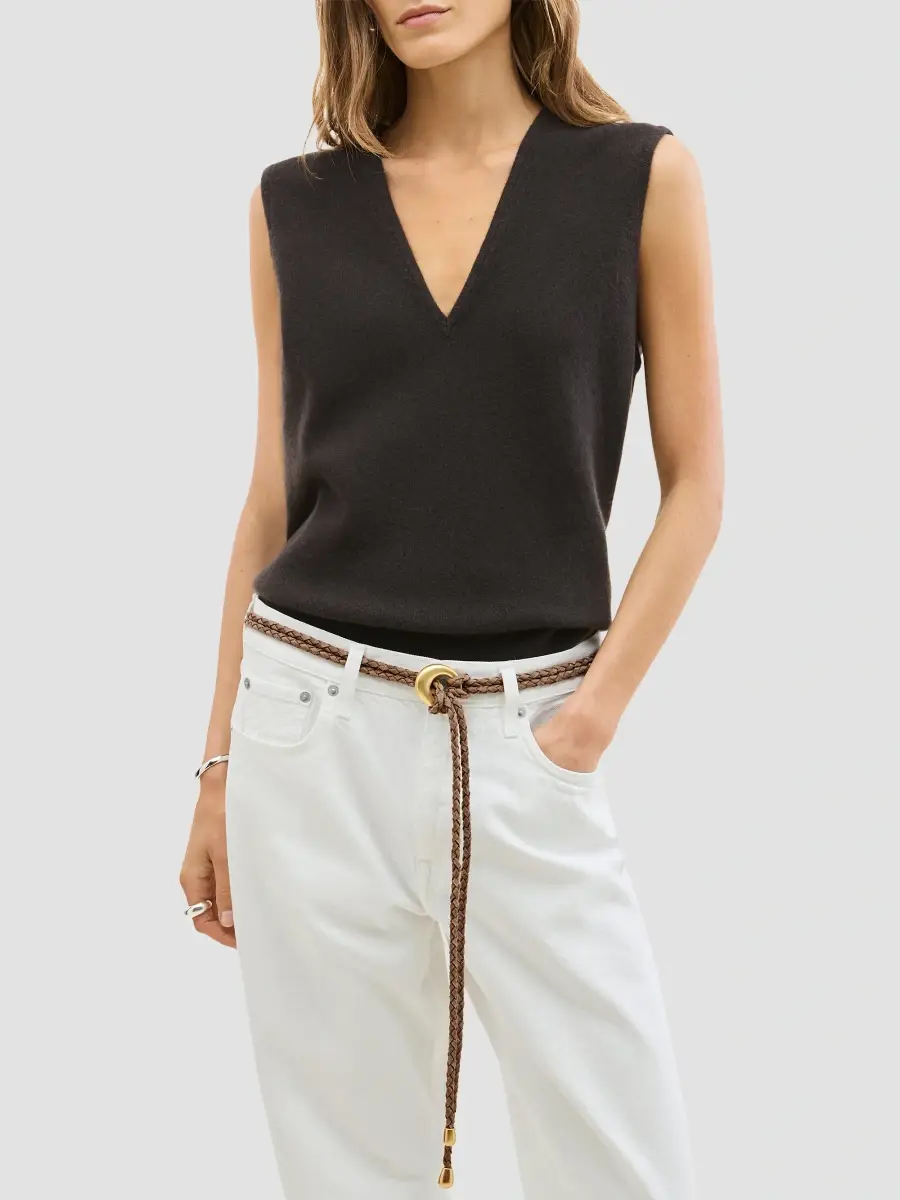 Naghedi Women's Salta Striped Suede Woven Belt | Thumbnail 2 Naghedi Women's Salta Striped Suede Woven Belt | Thumbnail 2