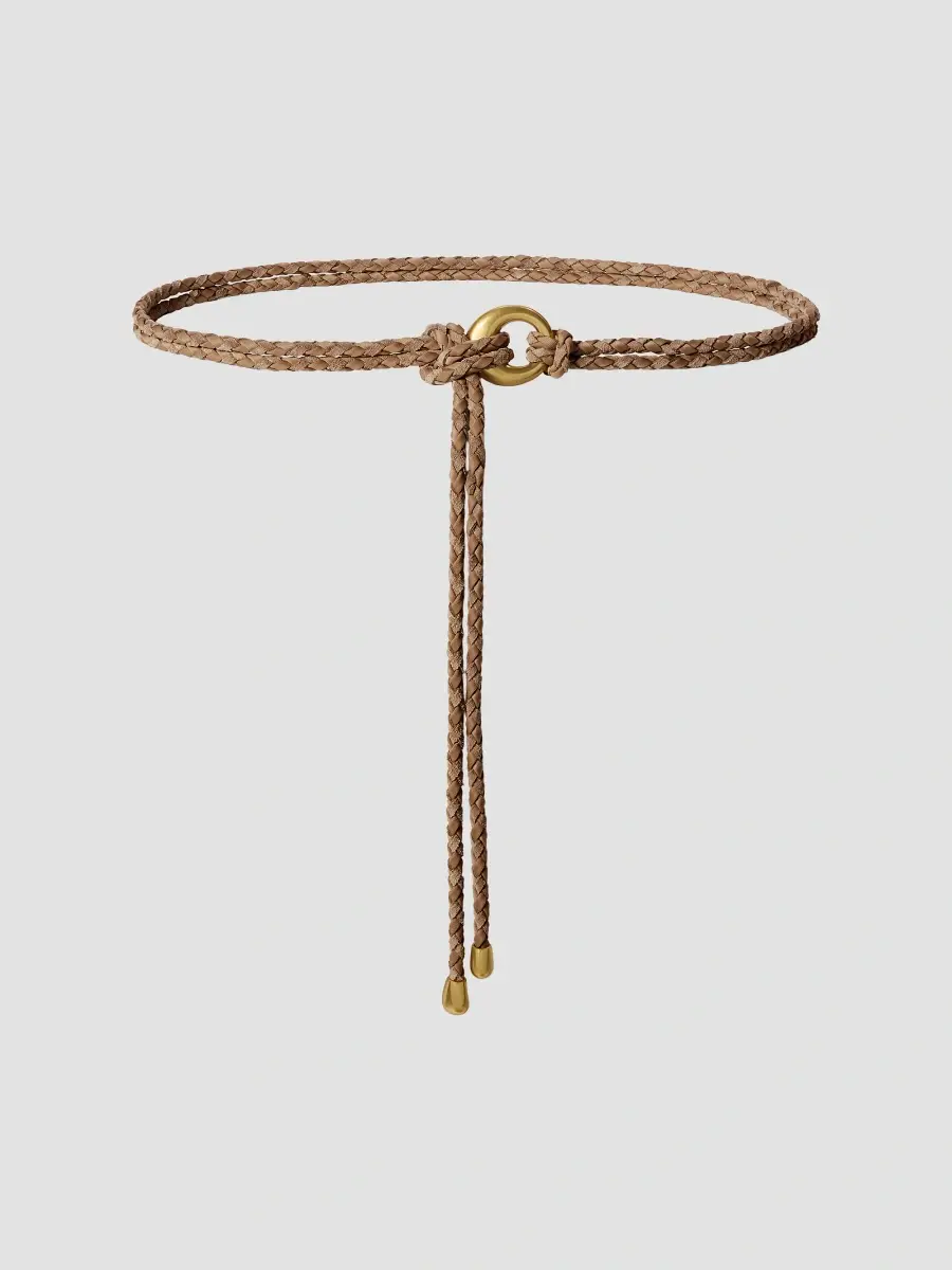 Naghedi Women's Salta Striped Suede Woven Belt | Thumbnail 3 Naghedi Women's Salta Striped Suede Woven Belt | Thumbnail 3