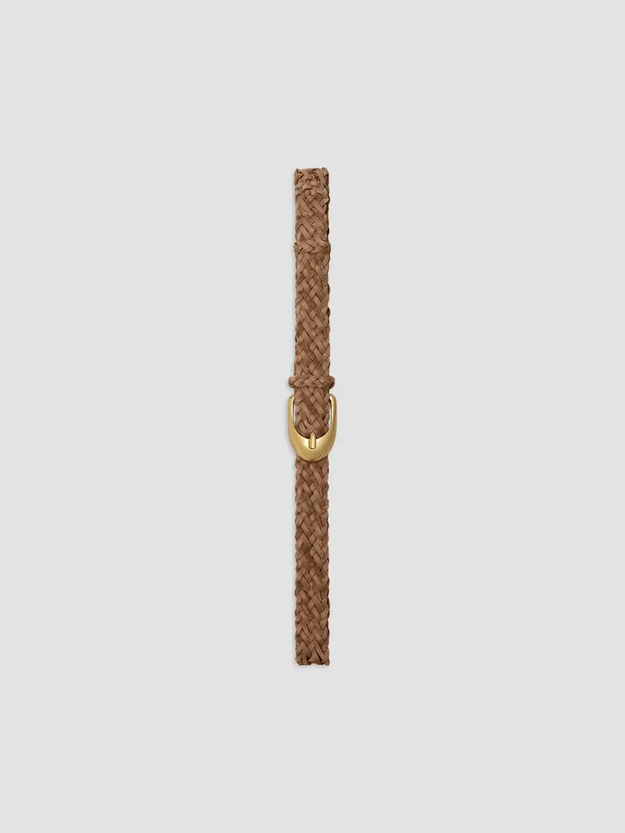 Naghedi Women's Sonora Striped Suede Woven Belt | Thumbnail 3 Naghedi Women's Sonora Striped Suede Woven Belt | Thumbnail 3